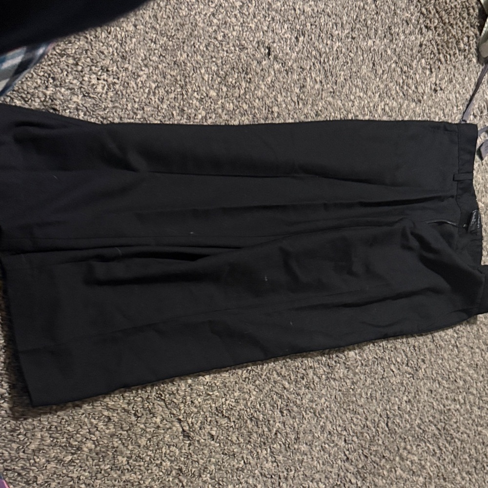 Black Wide Leg Trousers
